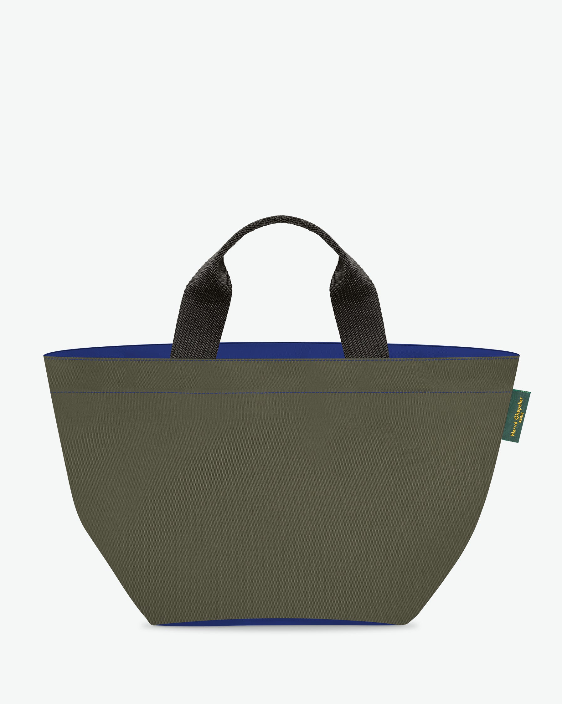 2968【未使用】Herve Chapelier1027n　ブルーニュイ 1027N Handbag - Bleu Lave Moka in two-tone nylon – HERVE CHAPELIER