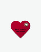 122L charm, XS size, eyelet, Hervé Chapelier logo, 20 rouge, leather