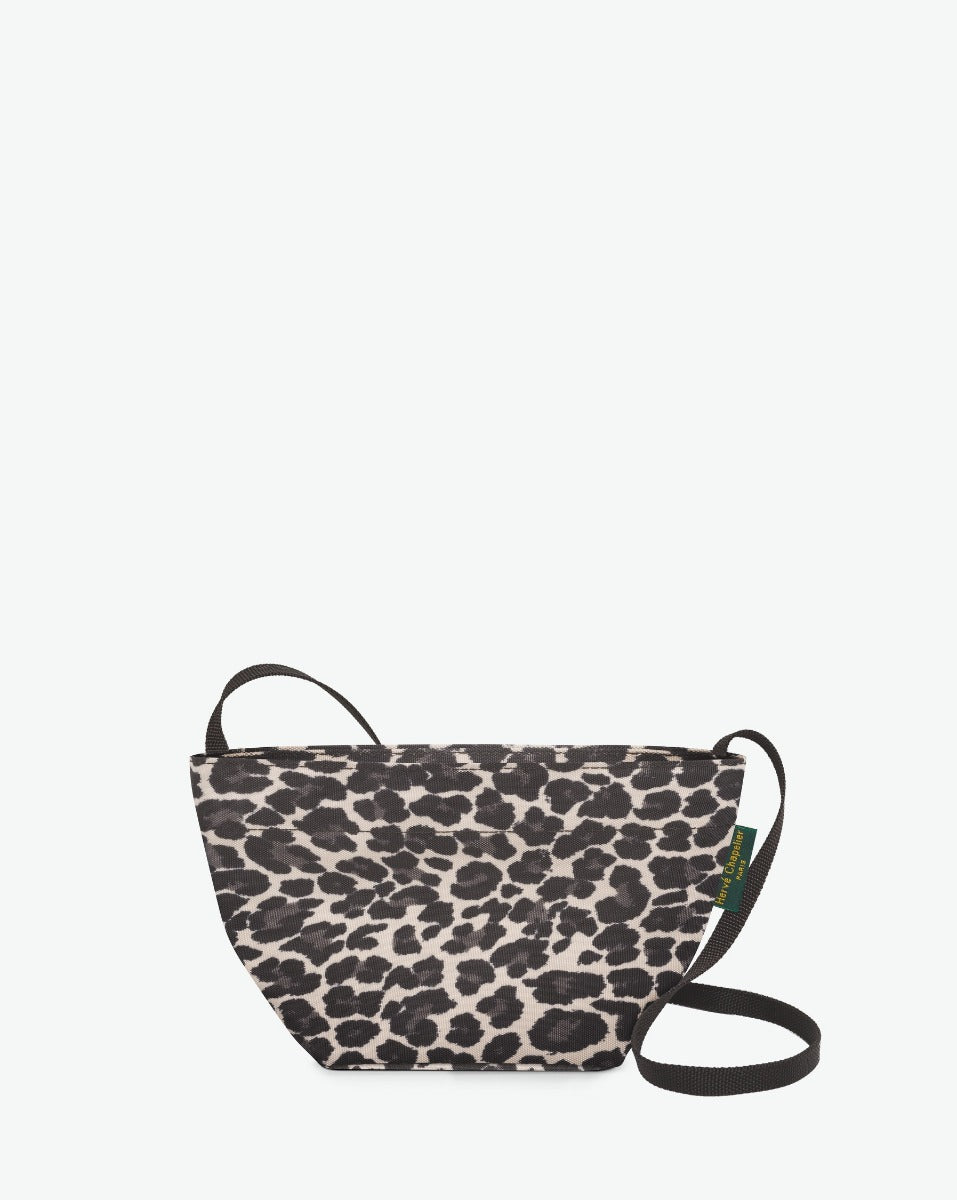 Herve Chapelier 1927F パンサーブラン ショルダーバッグ 1927F Crossbody bag - Panthere Blanc Gris in printed nylon – HERVE