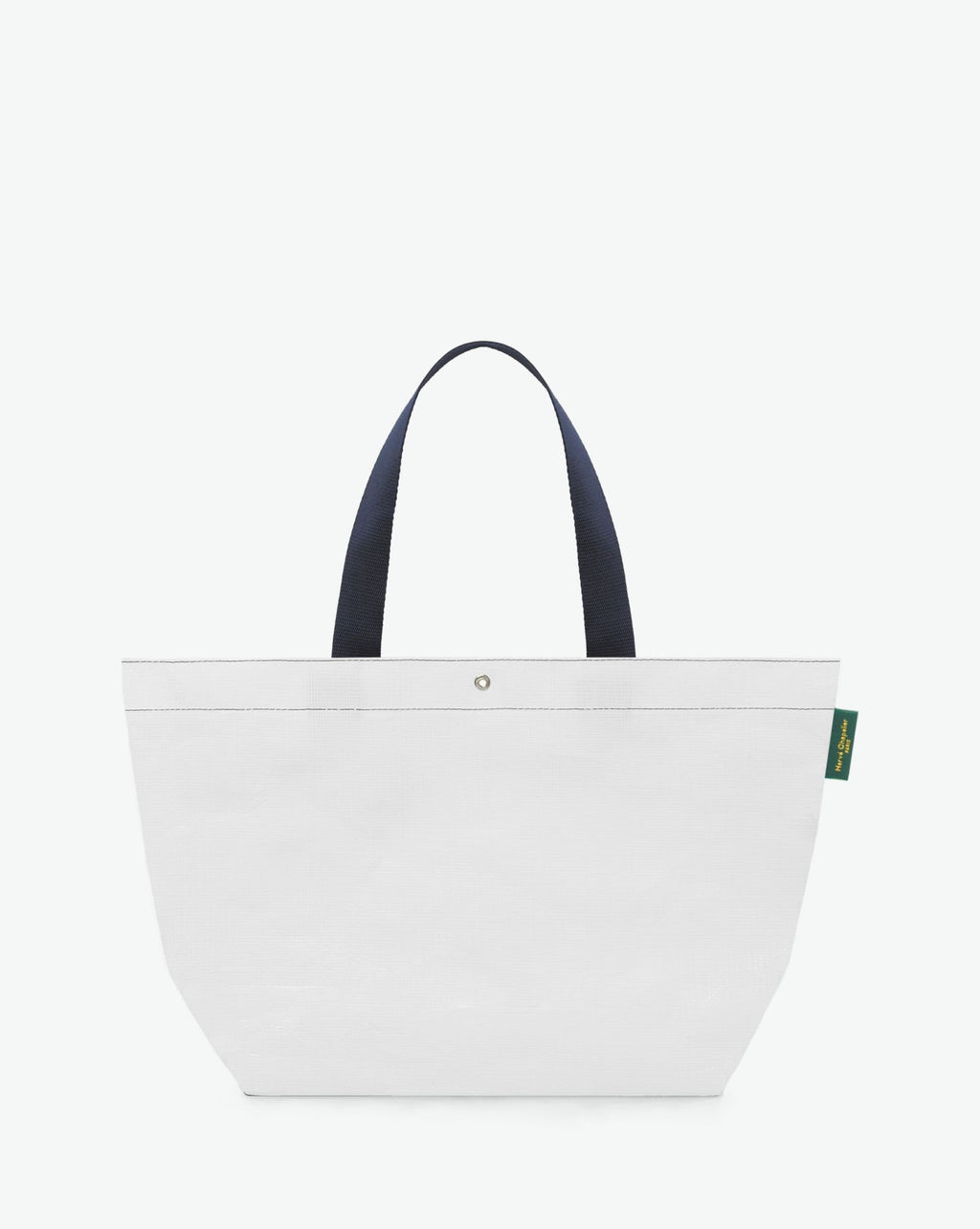 Sac cabas marché coloré en polypropylène, à fond rectangulaire et dans une taille M, aux poignées longues de couleur en polyamide et à l'œillet décoratif. Idéal pour un porté à l'épaule.