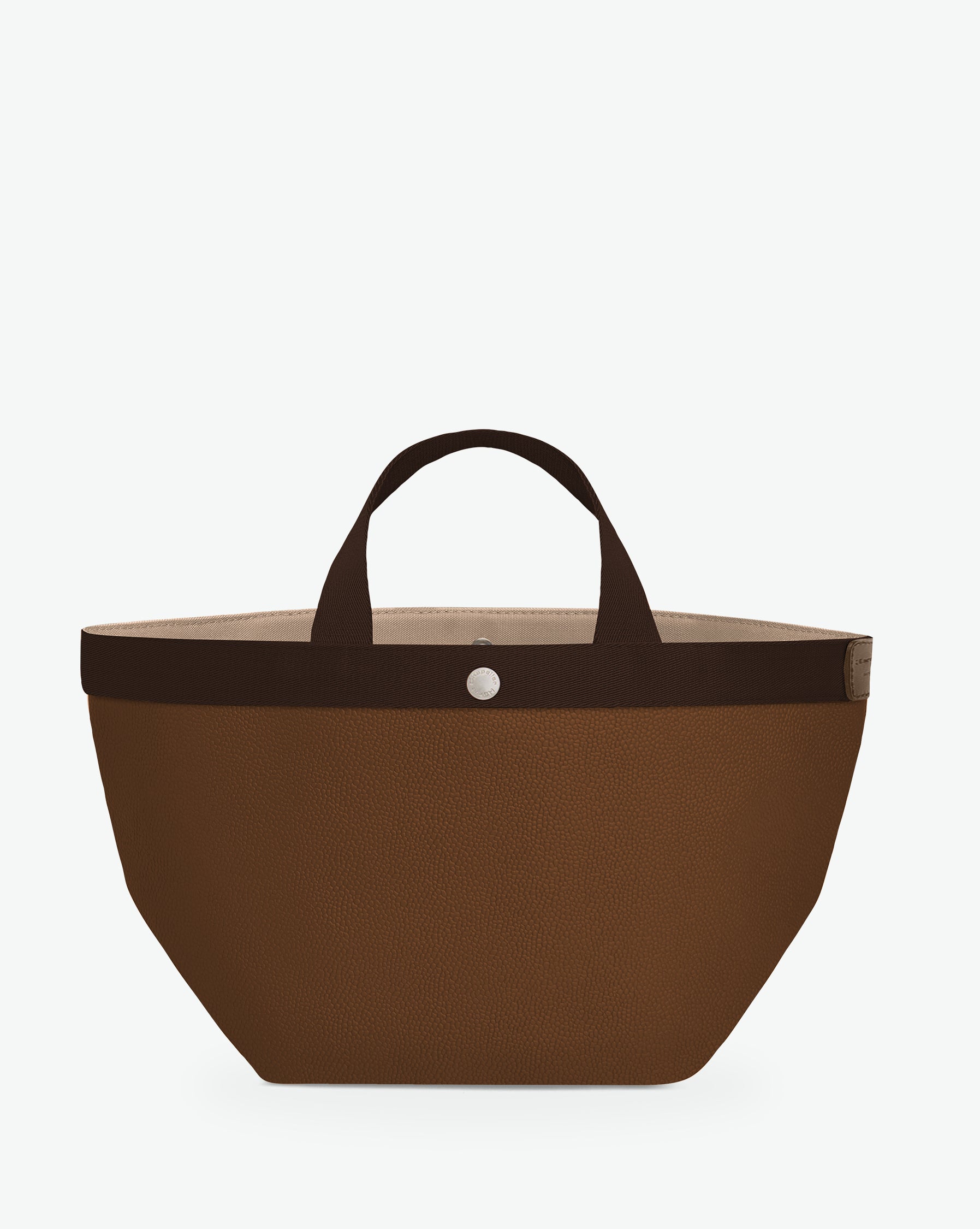 707GP Handbag - Granit Argent in pebbled grain coated canvas