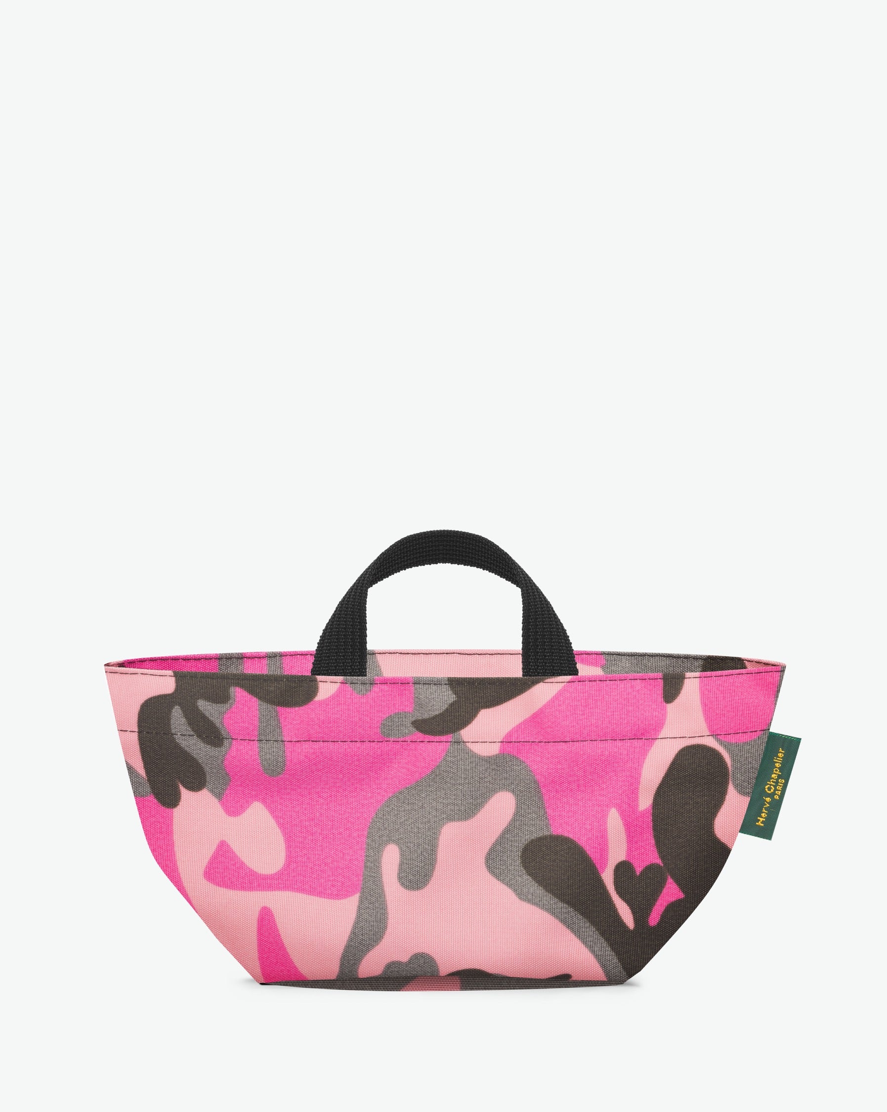 901F Mini bag - Panthere Blanc Gris in printed nylon – HERVE CHAPELIER