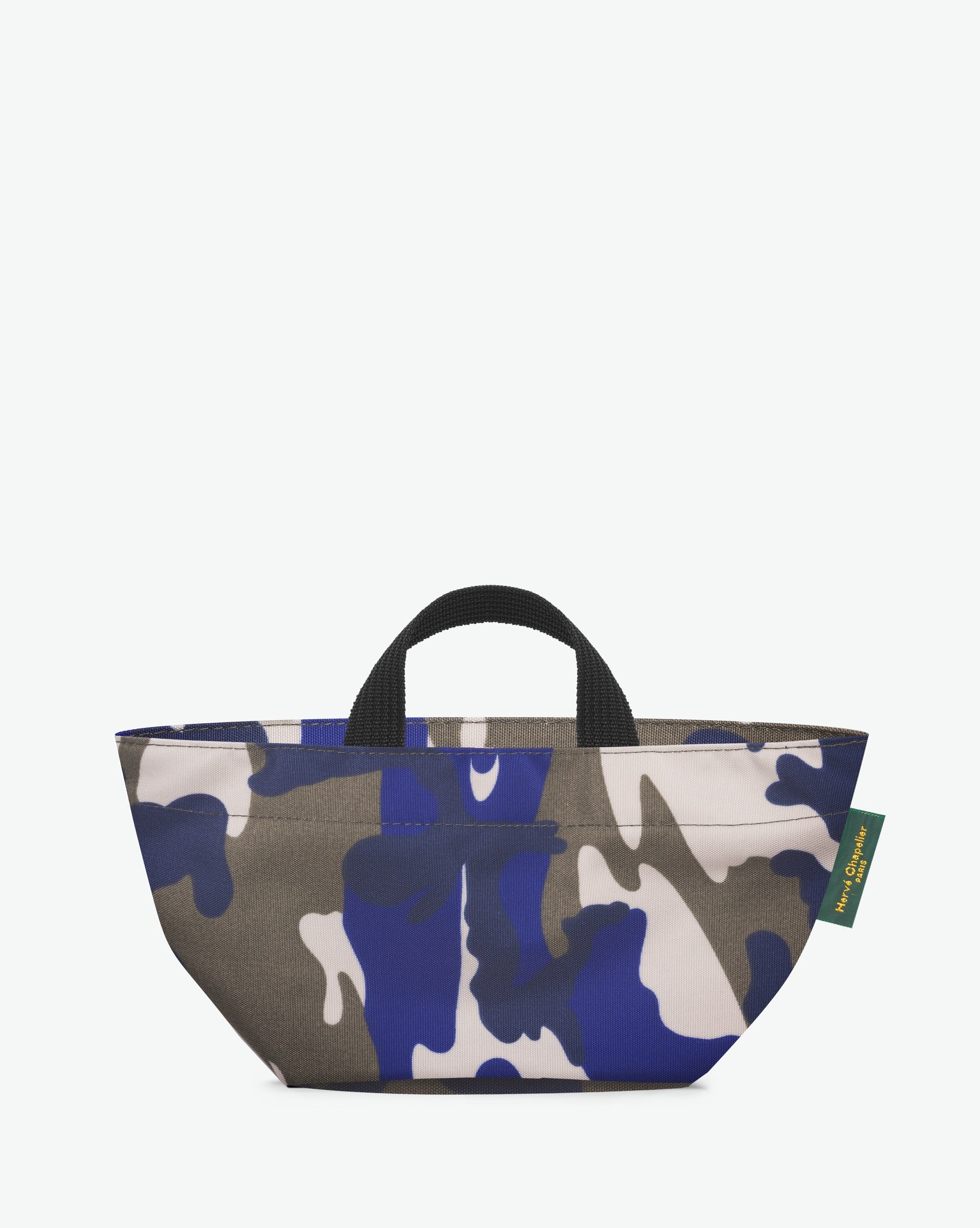 901F Mini bag - Panthere Blanc Gris in printed nylon – HERVE CHAPELIER