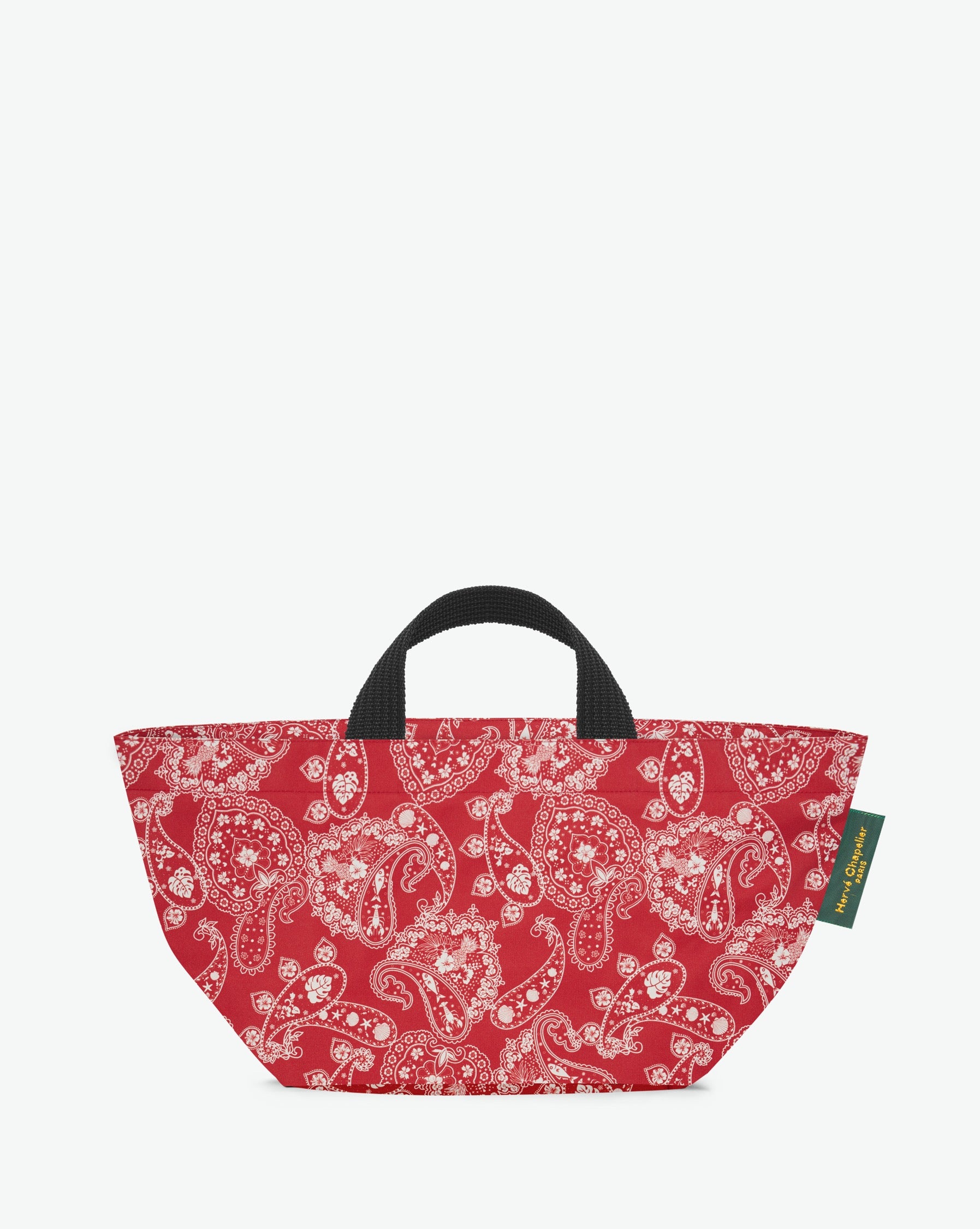 901F Mini bag - Panthere Blanc Gris in printed nylon – HERVE CHAPELIER