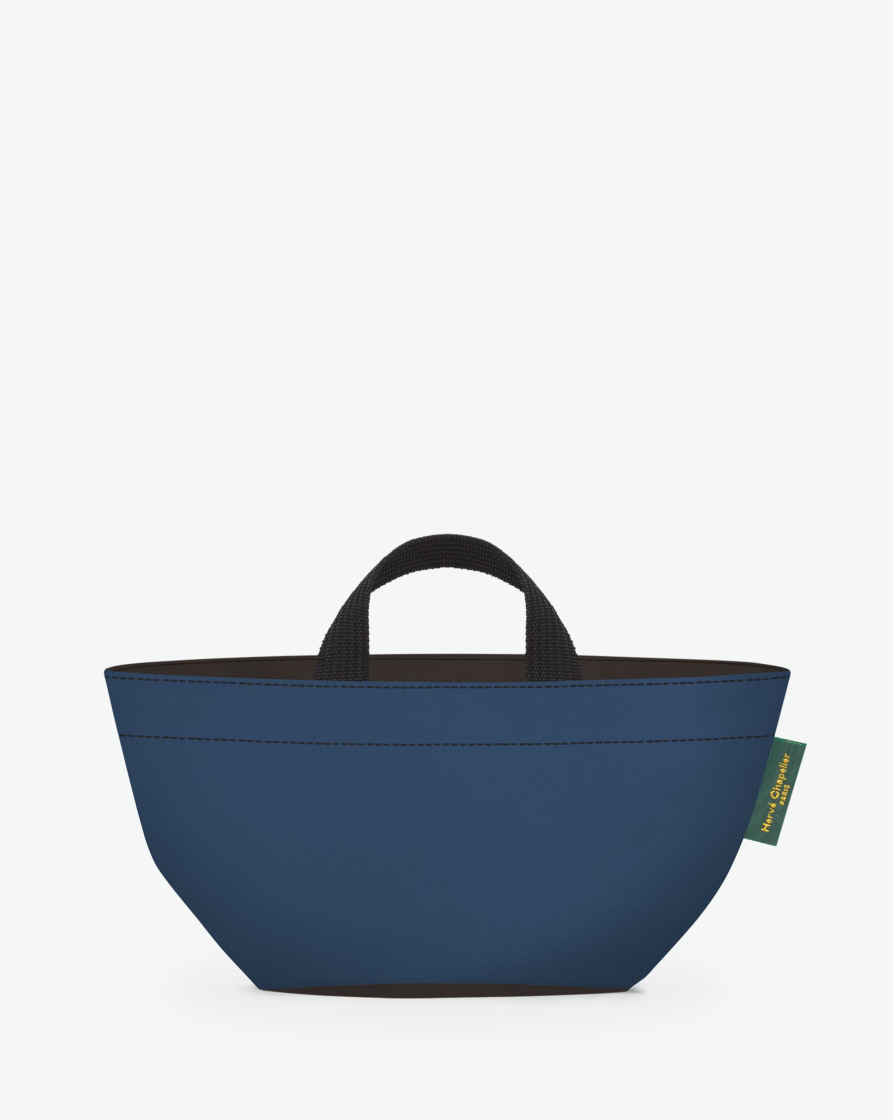 901N Mini bag - Bleu Lave Moka in two-tone nylon – HERVE CHAPELIER