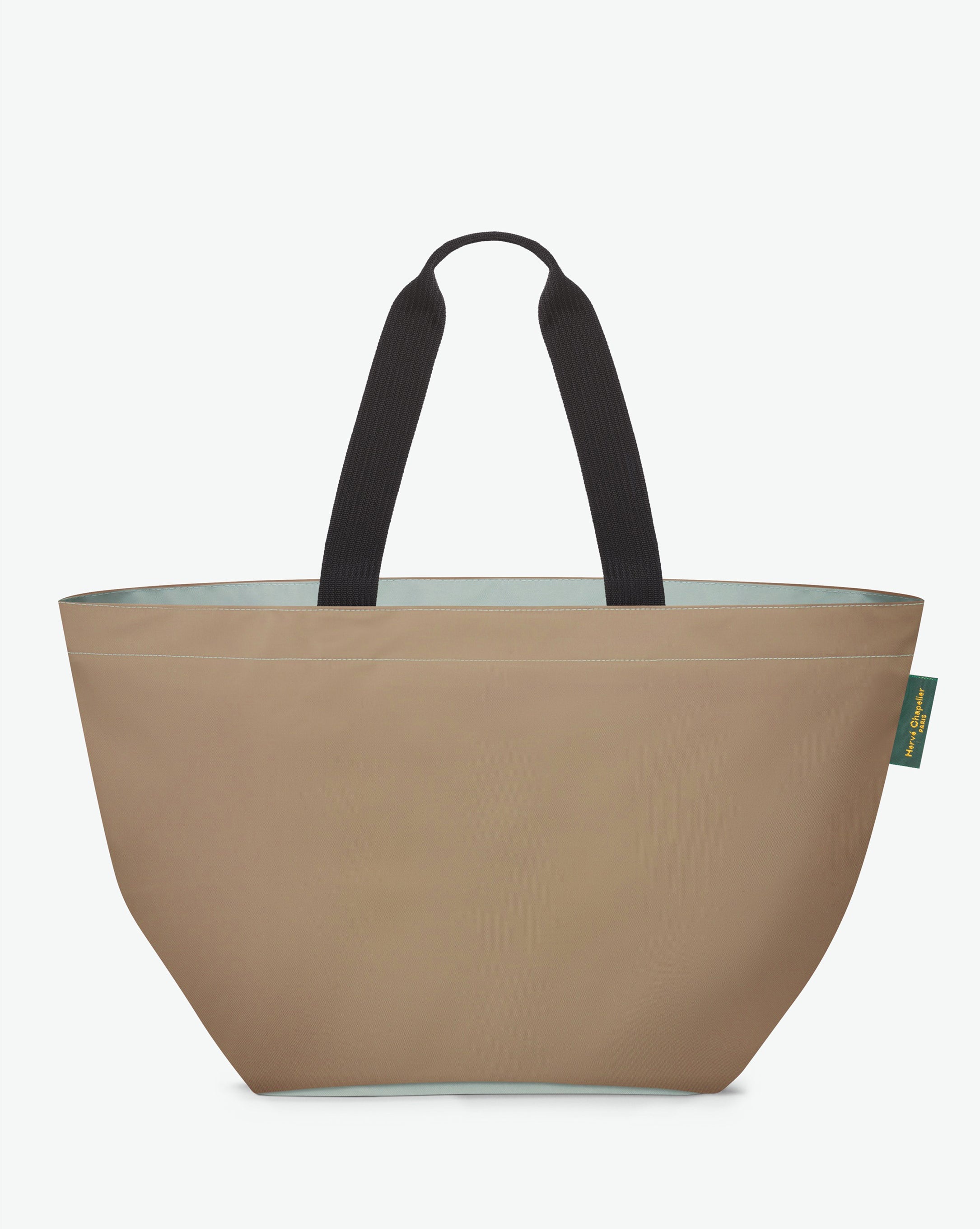 913N Shoulder bag - Bleu Lave Moka in two-tone nylon – HERVE CHAPELIER