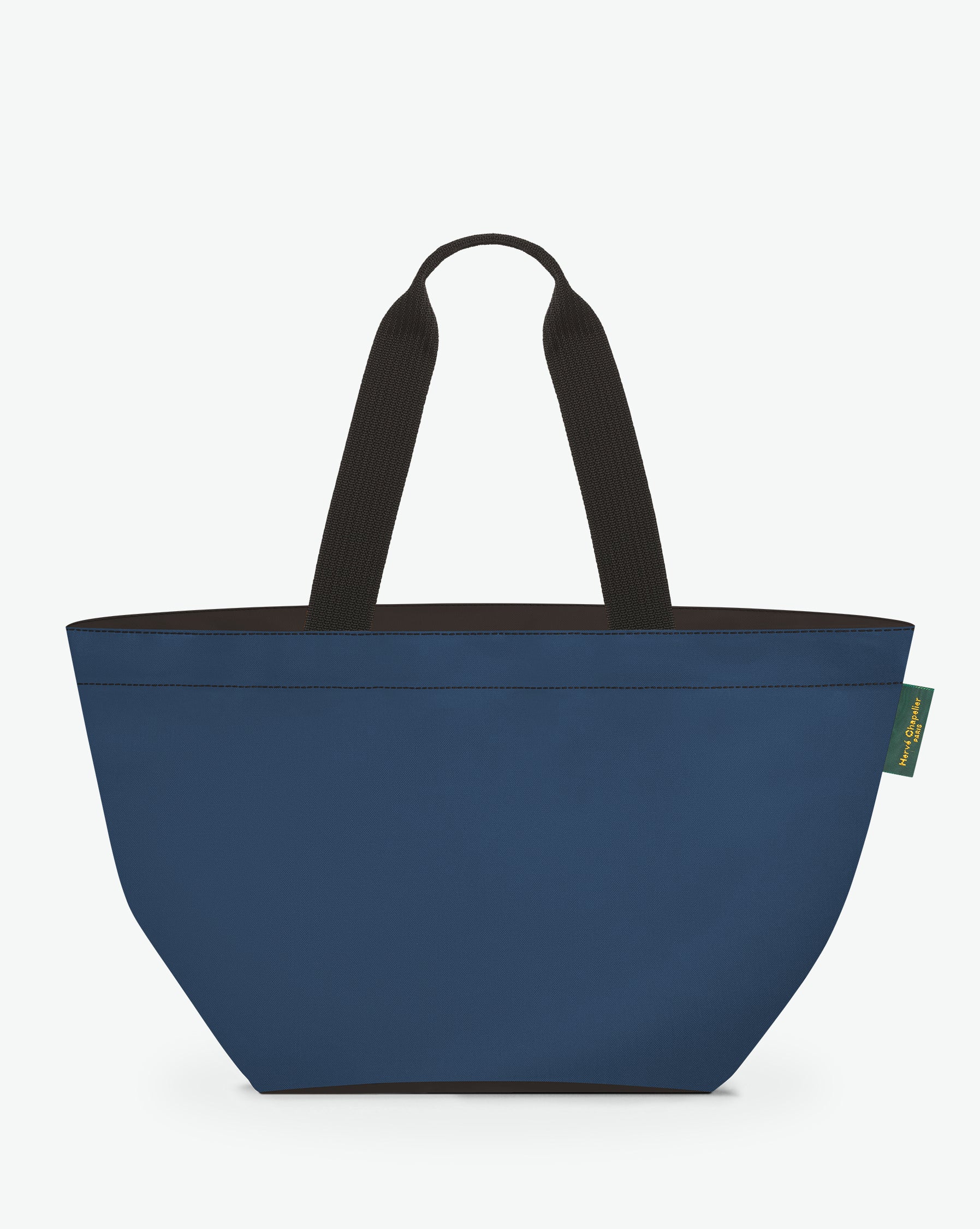 925N Shoulder bag - Bleu Lave Moka in two-tone nylon – HERVE CHAPELIER