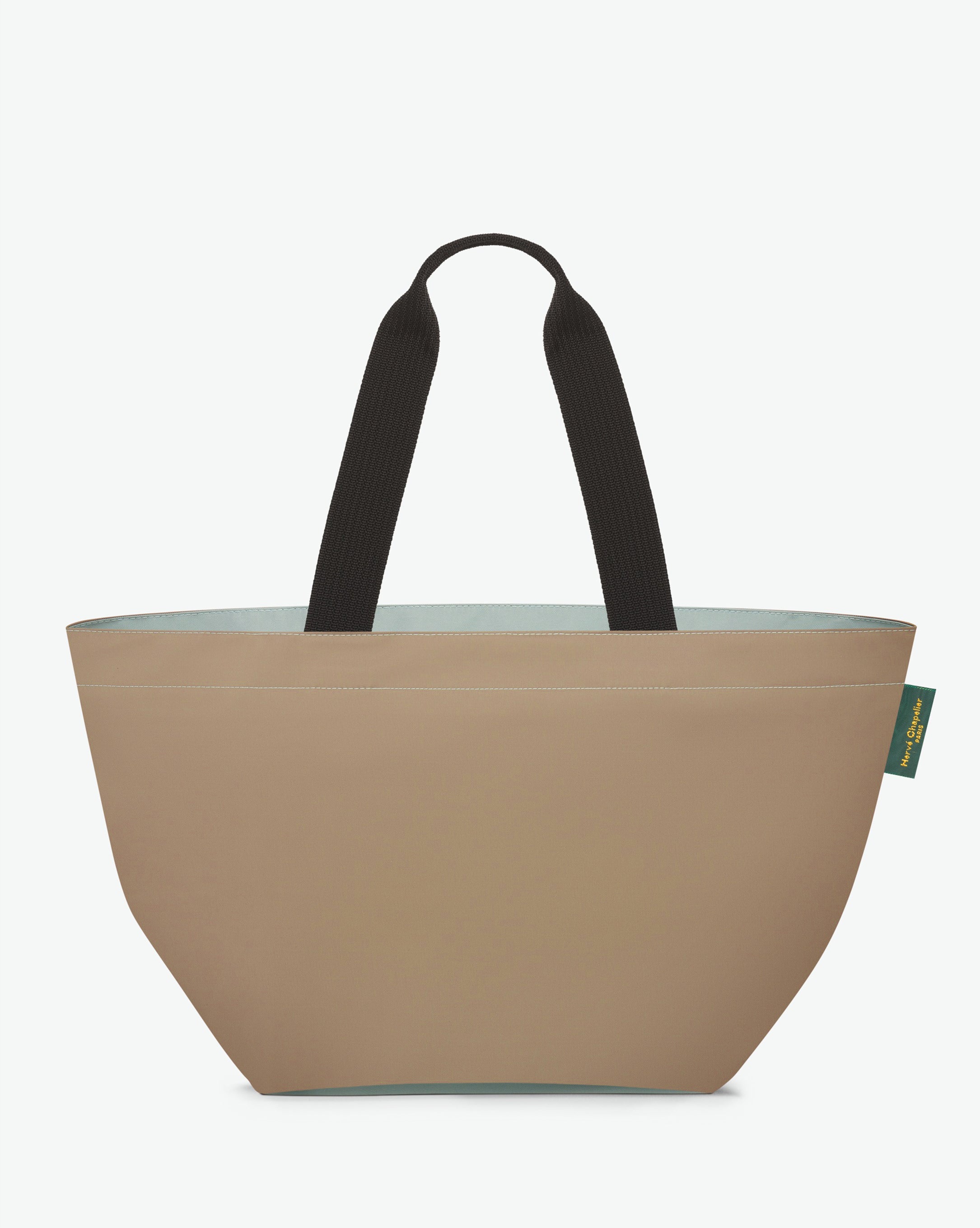 925N Shoulder bag - Bleu Lave Moka in two-tone nylon – HERVE CHAPELIER