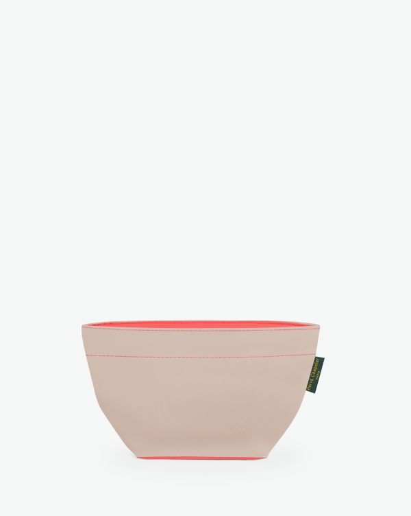 Hervé Chapelier -  - "Packshot of a 927N mini tote
with a square bottom and a zipper.
The tote is made of solid nylon in an extra-small size.
Mini cabas en nylon uni dans une taille XS"