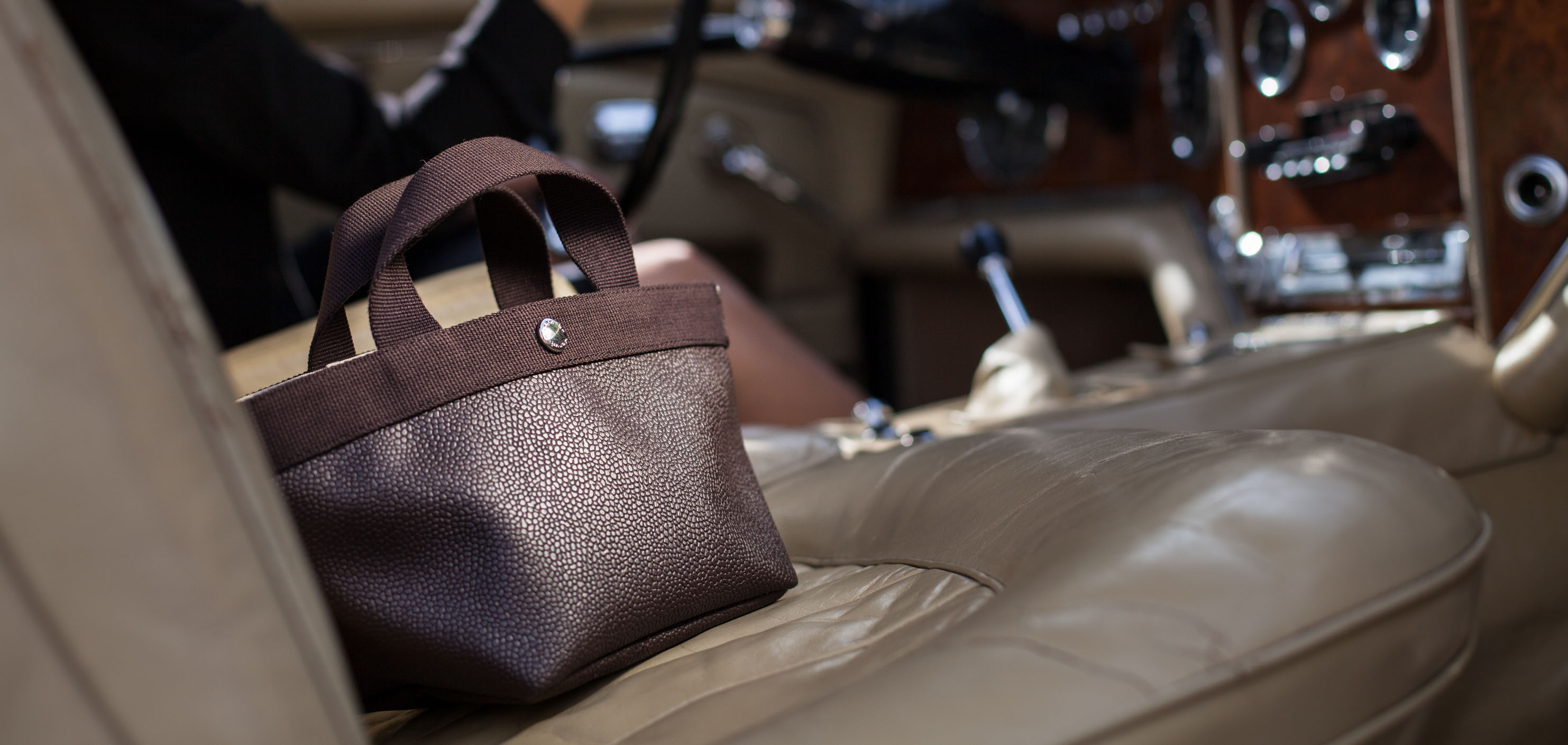 Hervé Chapelier - 701GP - Sac à main fond carré