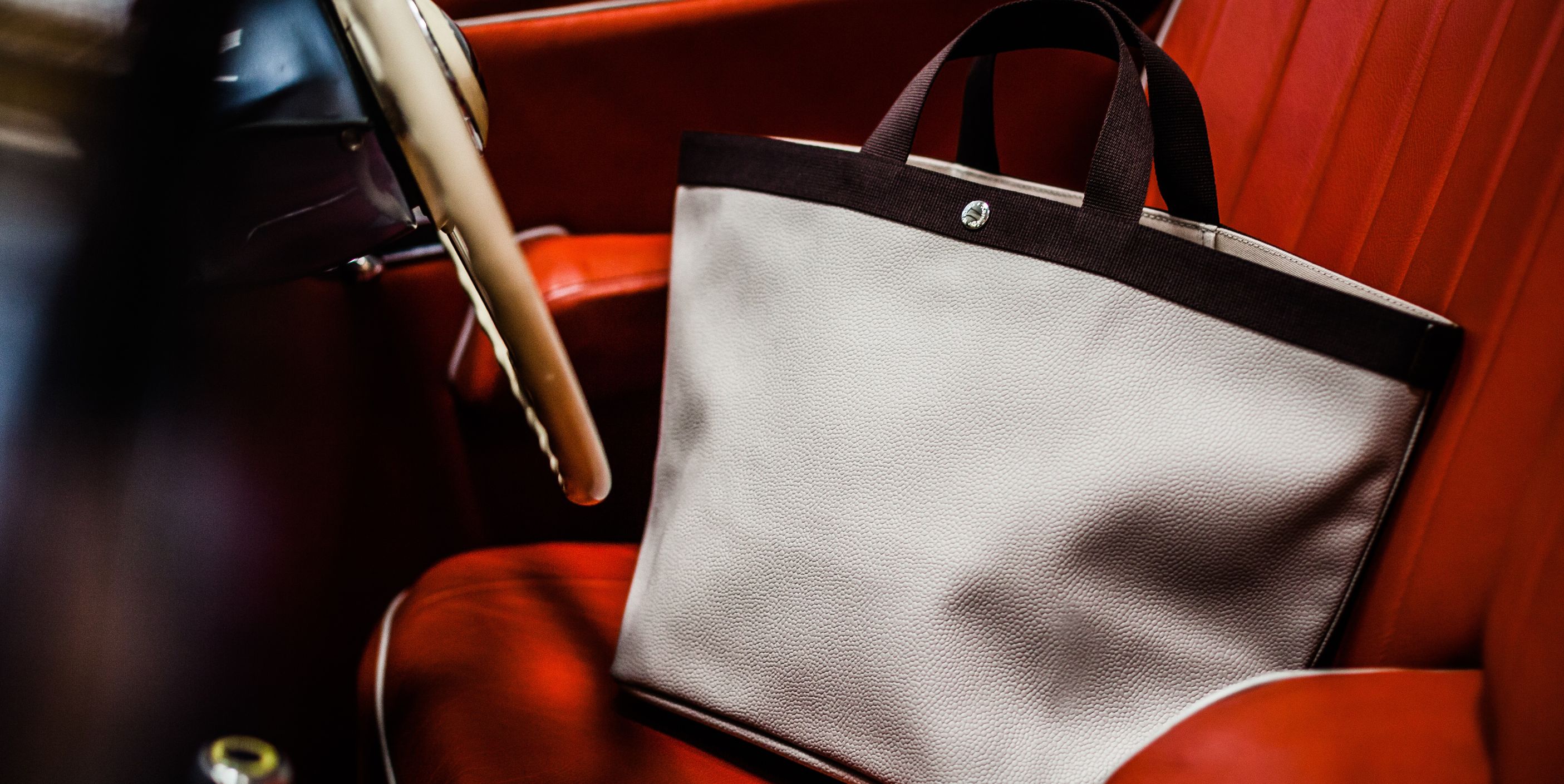 Hervé Chapelier - 725GP - Sac à main fond carré