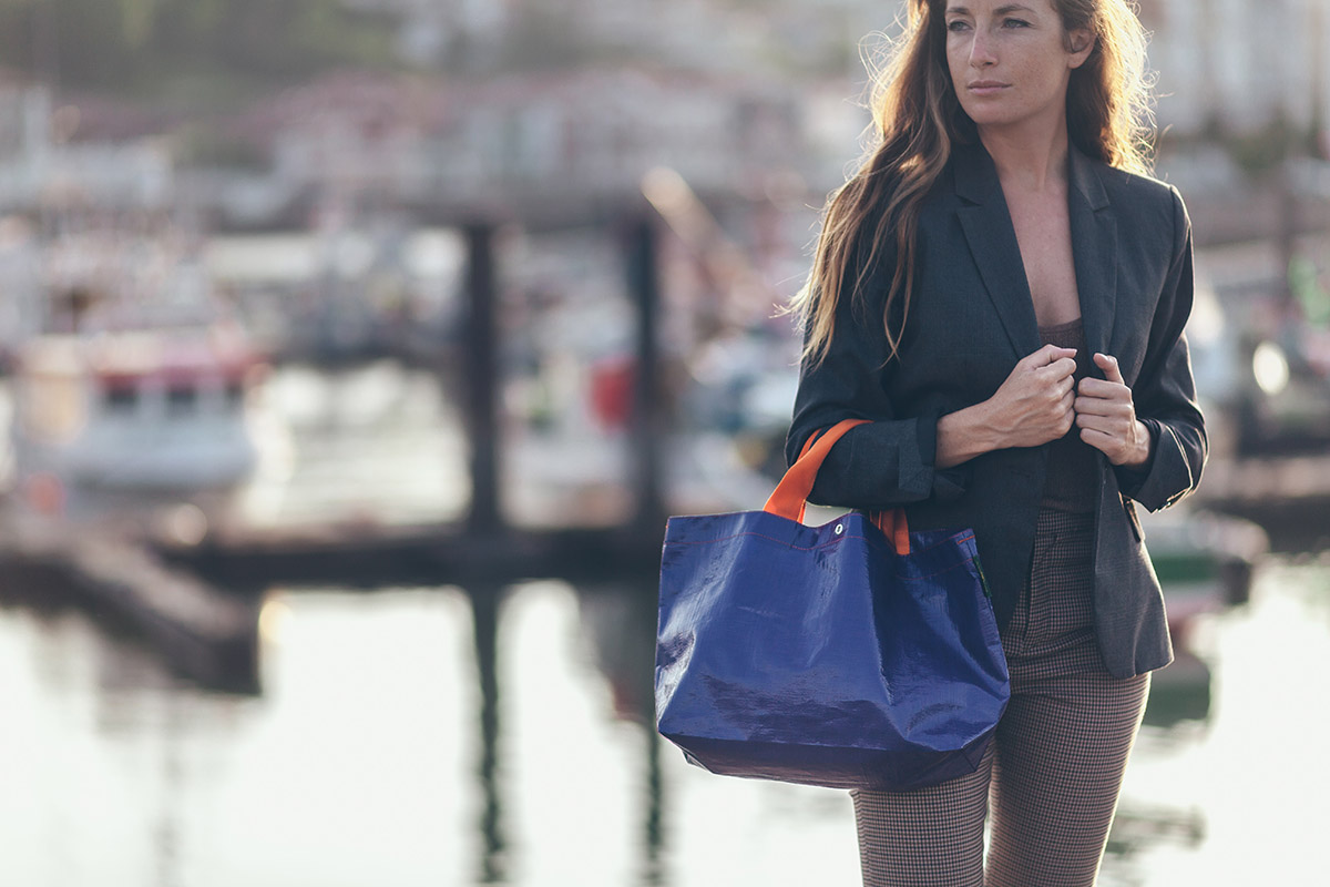 HERVE CHAPELIER OFFICIAL WEBSITE Bags made of pebbled grain